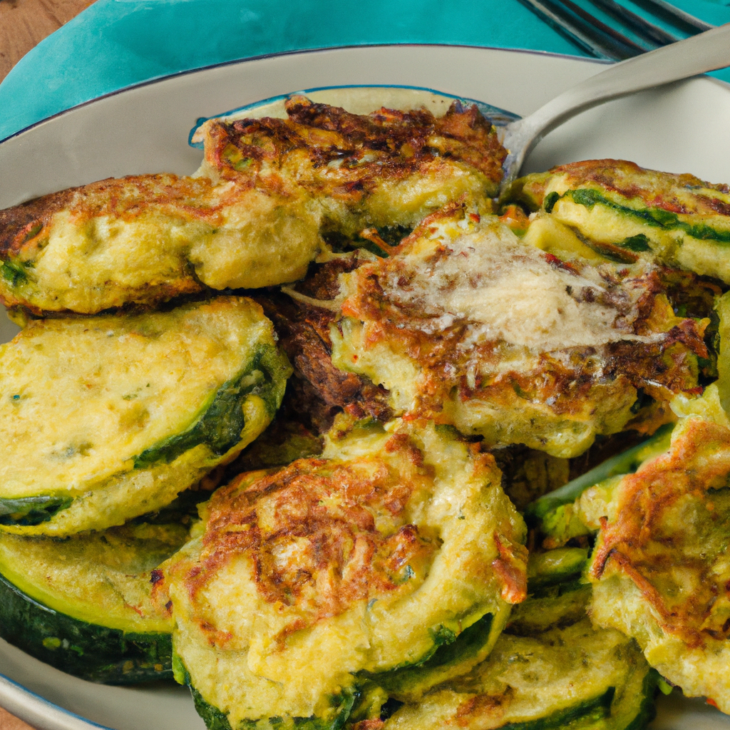 # Low-Carb Cheesy Zucchini Fritters